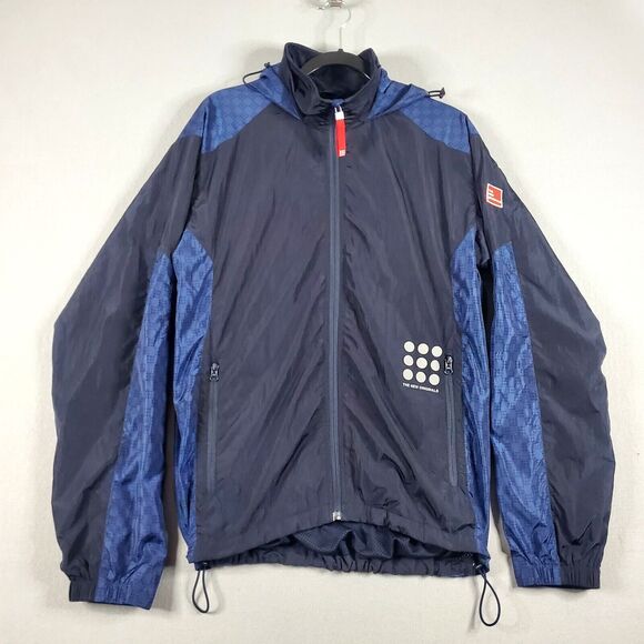 The New Originals Amsterdam 9 Dots Hooded Cloud 9 Storm Jacket Mens Sz L Rare! - Picture 1 of 14